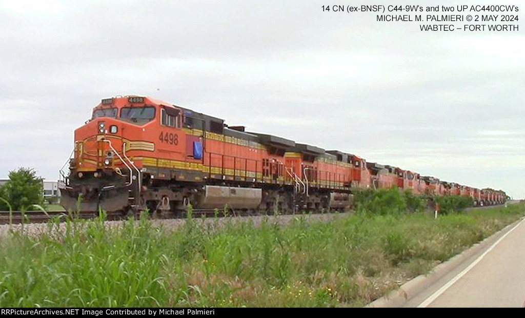 CN ex-BNSF C44-9W's